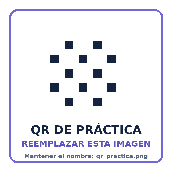 QR de asistencia práctica